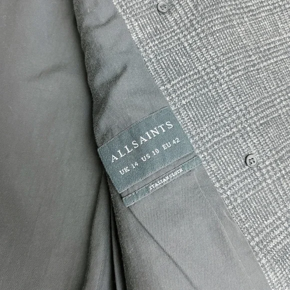 Allsaints Nala Porto Double Breasted Womens Pea Coat